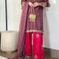 Amna Khurram – Premium Viscose Embroidered 3 Piece Suit with Chiffon Dupatta