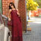 Noor Luxe Chikankari 3-Piece Unstitched Lawn Embroidered Suit (D8 - A)