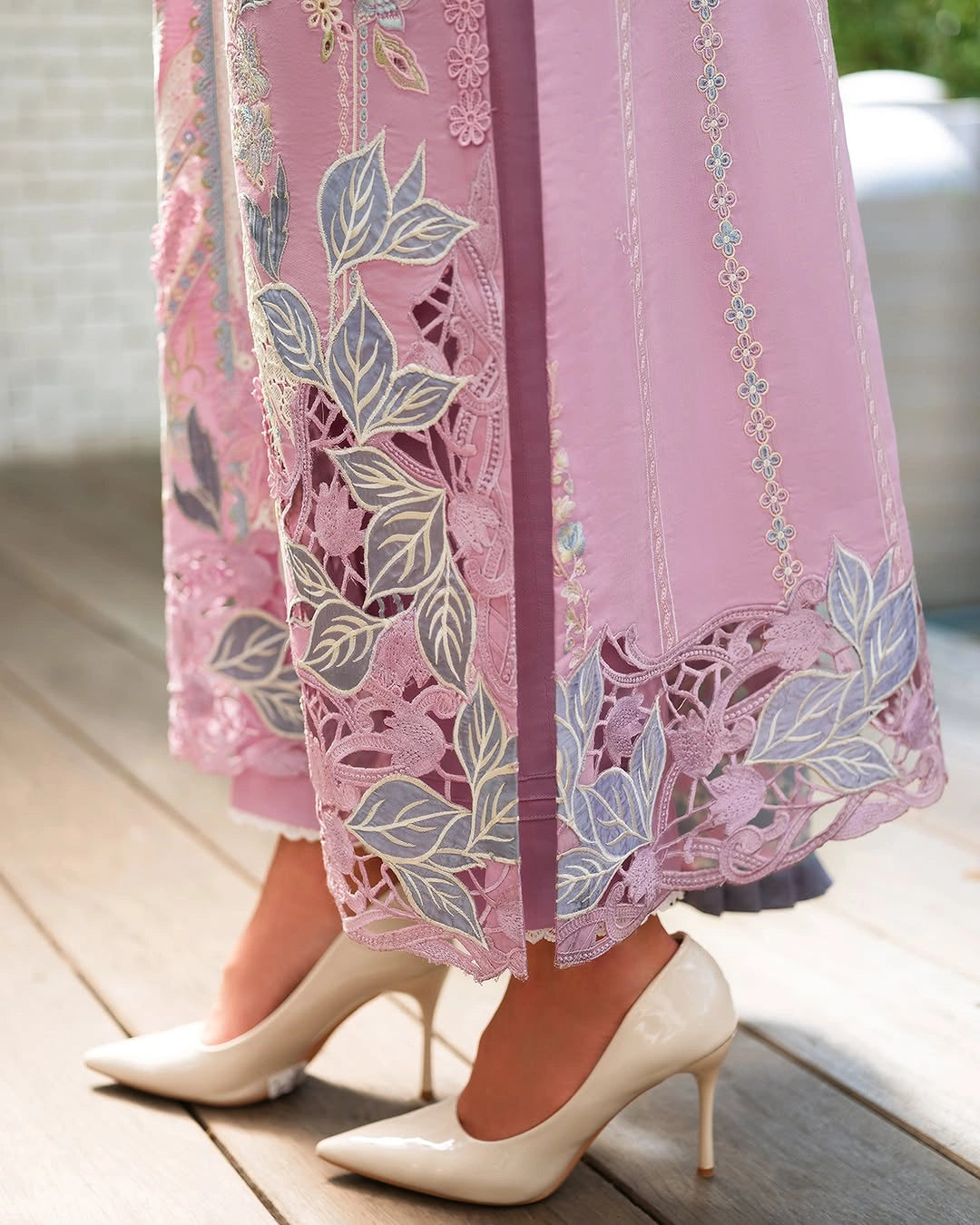 Mushq A Moi Luxury Lawn ’26 | Embroidered 3-Piece Unstitched Suit (Endless Love)