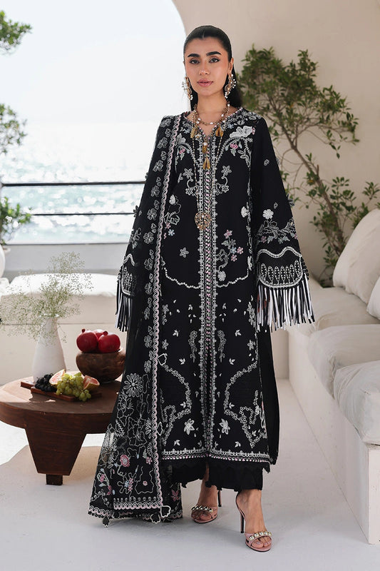 QALAMKAR Sahil | Luxury Embroidered 3PC Lawn Suit | – Premium Chiffon Dupatta Collection | LIANA