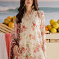 Nureh Embroidered & Printed Lawn paired Stitched 3 Piece Suit (NP-767)
