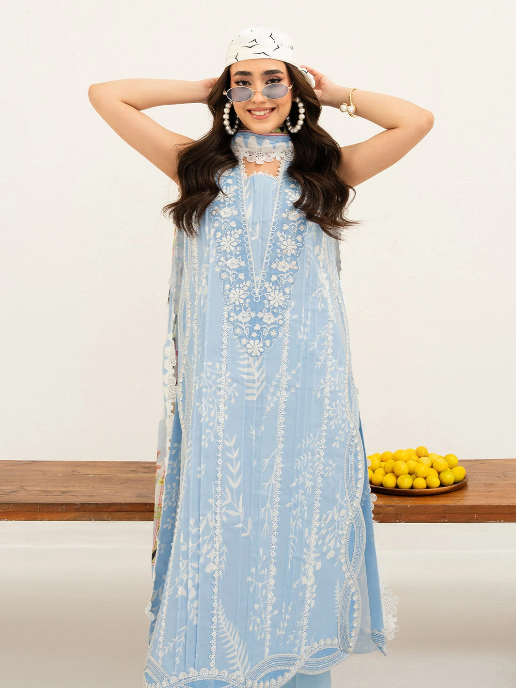 Annaya by Mahnur | Embroidered Lawn Unstitched 3-Piece Suit A-06