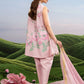 MariaB MBasics-Embroidered Lawn 3 Piece Unstitched Suit with Chiffon Dupatta (D4A)