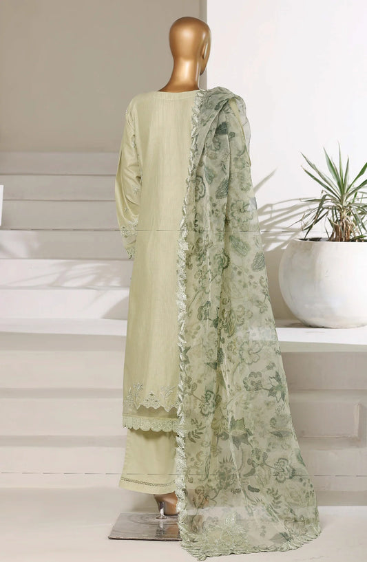 Sadabahar Luxury Embroidered Stitched 3-Piece Suit – D-02 | Festive Collection