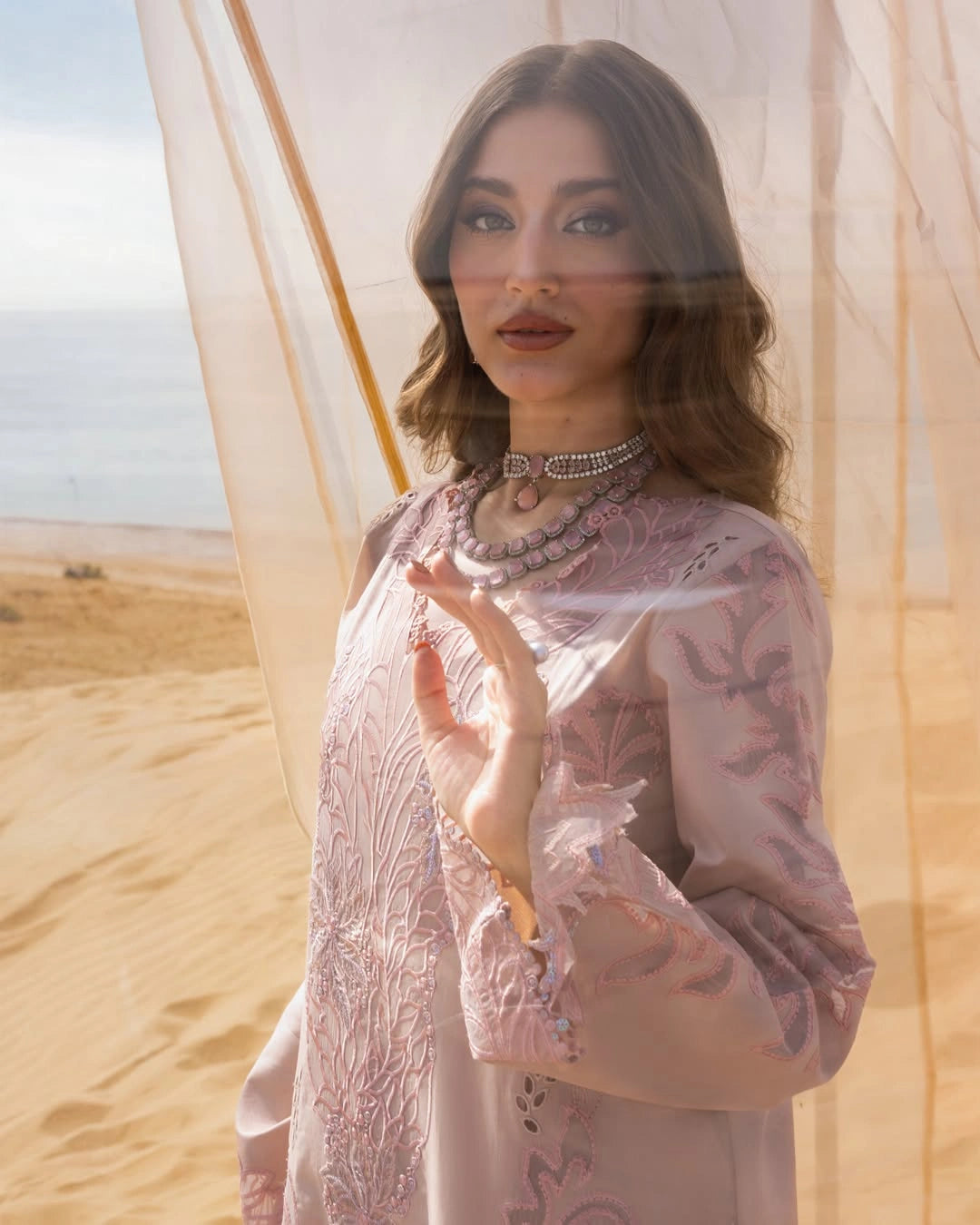 Rang Rasiya – Elaheh | Premium Embroidered Lawn 3-Piece Suit