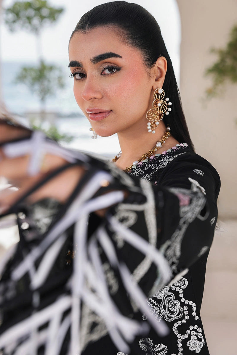 QALAMKAR Sahil | Luxury Embroidered 3PC Lawn Suit | – Premium Chiffon Dupatta Collection | LIANA