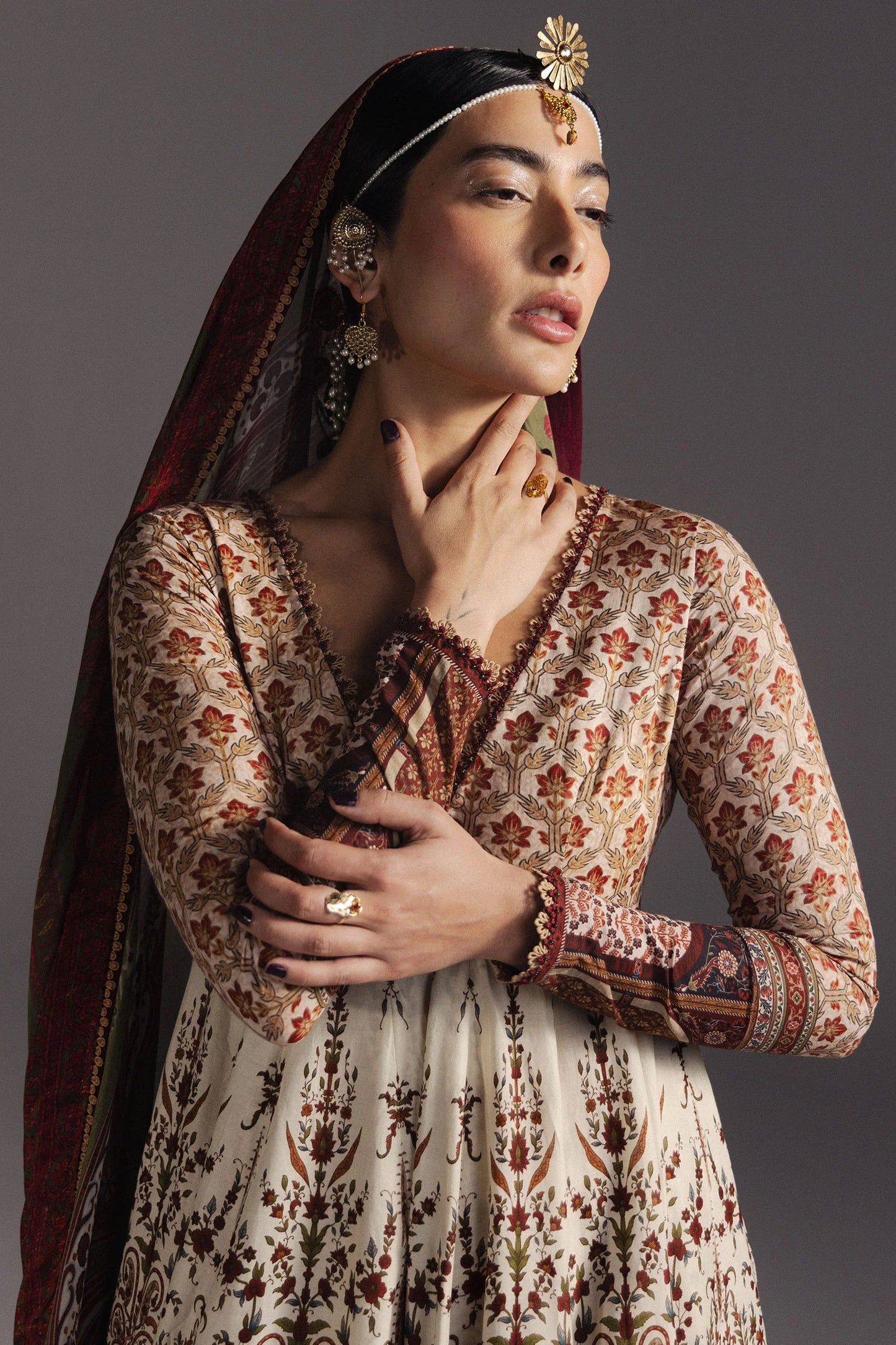 Anarkali by Zara Shahjahan Unstitched Digital Printed Pima Lawn Suit (Shahkar-D3)