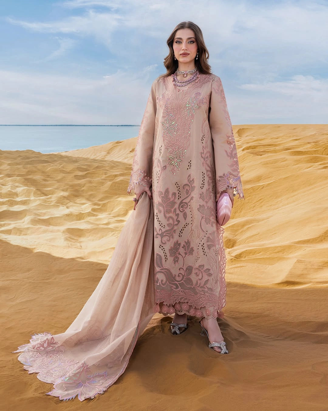 Rang Rasiya – Elaheh | Premium Embroidered Lawn 3-Piece Suit