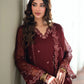 AZURE - EID ENSEMBLES unstitch chiffon 3 pc suite (Hibiscus)
