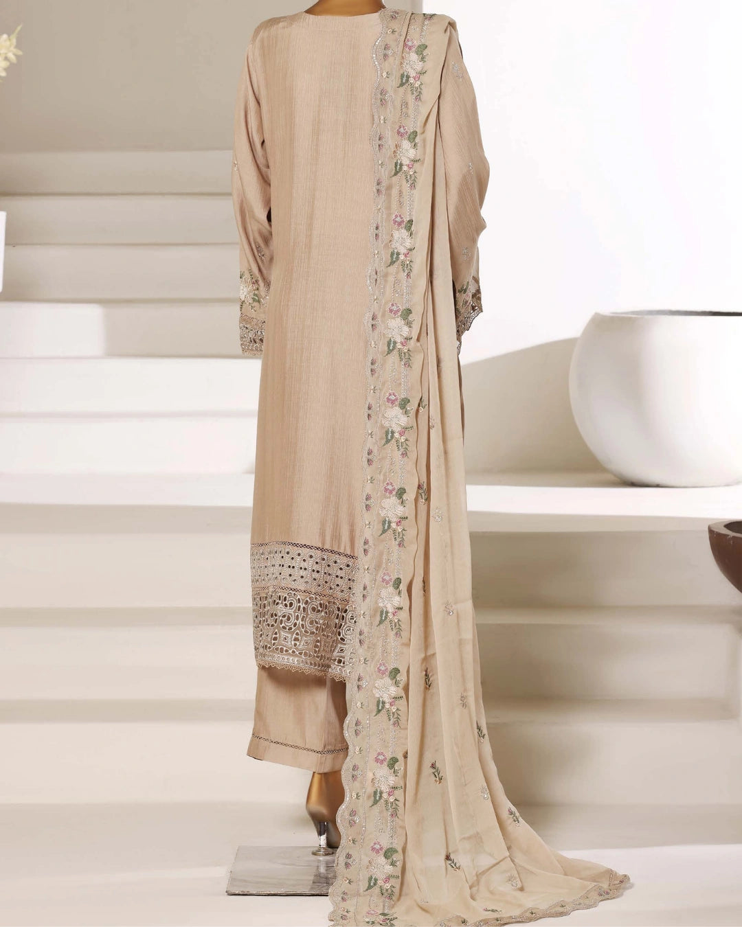 Sadabahar Luxury Embroidered Lawn Stitched 3-Piece Suit | Festive Collection