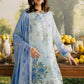 NUREH BLOOM Embroidered & Printed Doriya Lawn 3 Piece Unstitched Suit (BL-14)