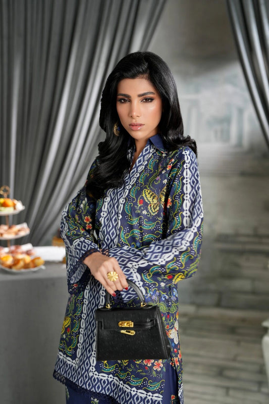 REGALIA Lawn RTW Printed Co-Ord Set – 2 Piece | CB1-3
