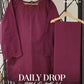 Daily Drop Embroidered Lawn 2 Piece Suit by Amna Khadija (Stitched)