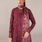 Iznik spring summer  Deep Fuchsia Embroidered Lawn 3 Piece stitched Suit (SS-04)