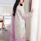 NISSA Floral Symphony – Embroidered & Printed Lawn Suit by Rajbari (Unstitched) 08