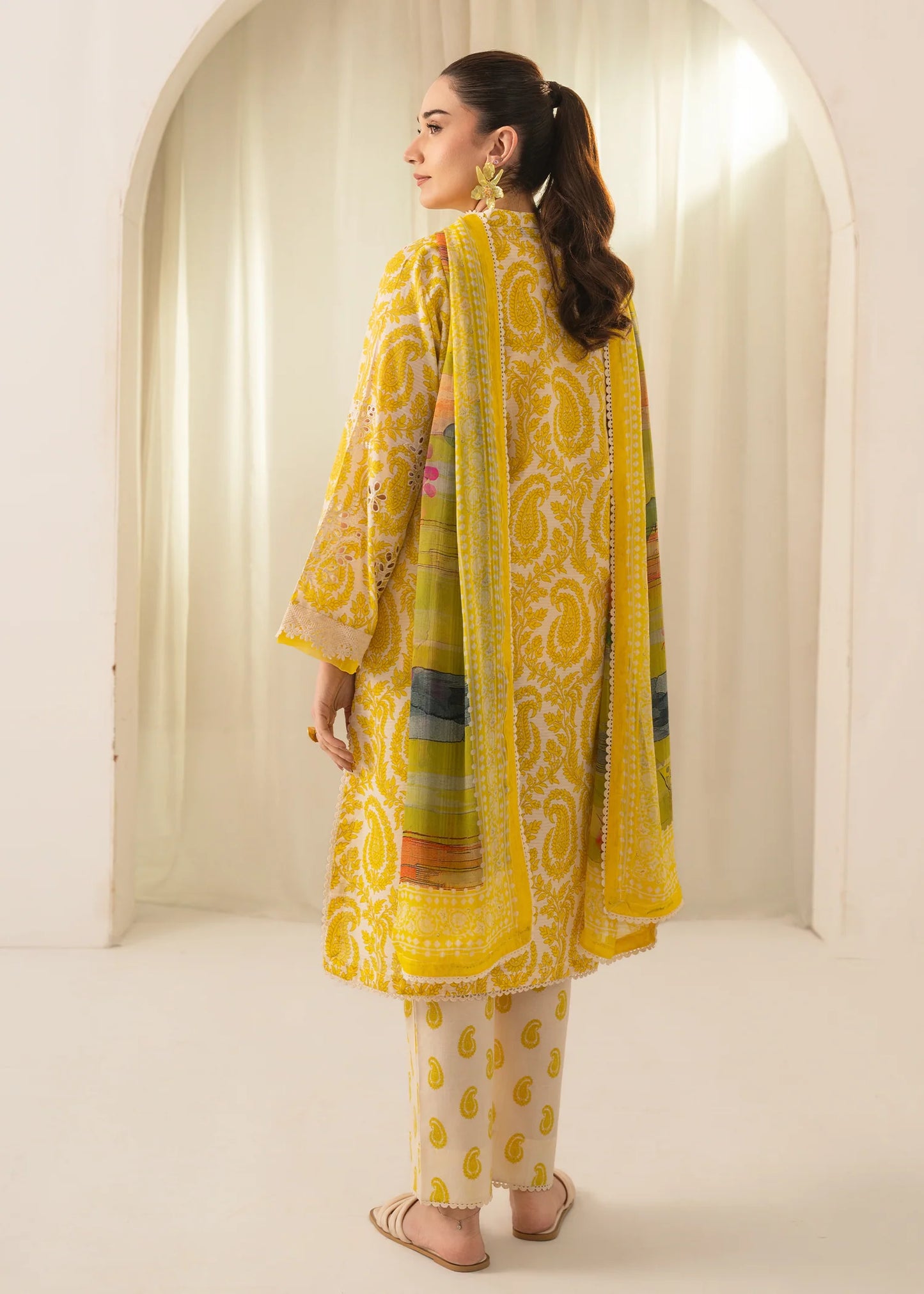 Amal Solace by Allys - Embroidered Chikankari 3 Piece Stitched Suit (DL – 05)