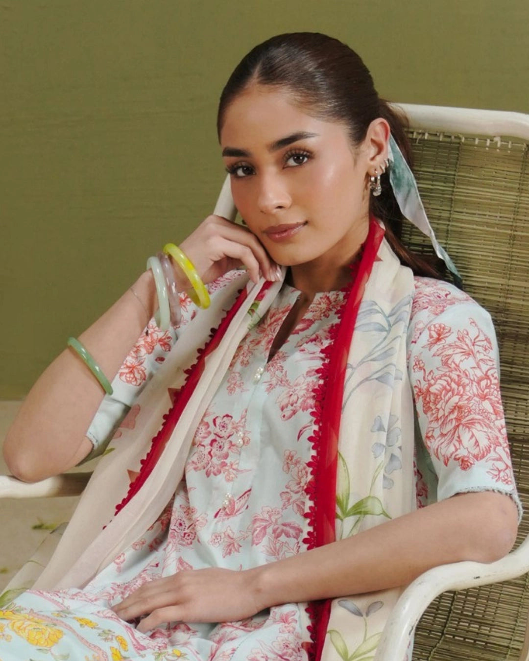 COCO Prints | 3-Piece Digital Printed Lawn Suit | (Unstitched) ELVO-4B