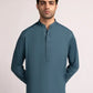 Sea Green Blended Semi-Formal Stitched Kameez Shalwar – Regular Fit