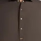 Dark Brown Blended Stitched Casual Kameez with Shalwar – Regular Fit