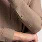 Light Brown Blended Semi-Formal Stitched Kameez Shalwar – Regular Fit