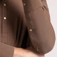 Brown Cotton Blended Semi-Formal Stitched Kameez Shalwar – Regular Fit