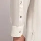 Off White Blended Stitched Kurta with Trousers – Regular Fit