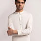 Off White Blended Stitched Casual Kameez with Shalwar – Regular Fit