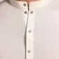Off White Blended Stitched Casual Kameez with Shalwar – Regular Fit