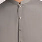 Grey Casual Blended Semi-Formal Stitched Kameez Shalwar – Regular Fit
