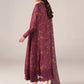 Iznik spring summer  Deep Fuchsia Embroidered Lawn 3 Piece stitched Suit (SS-04)
