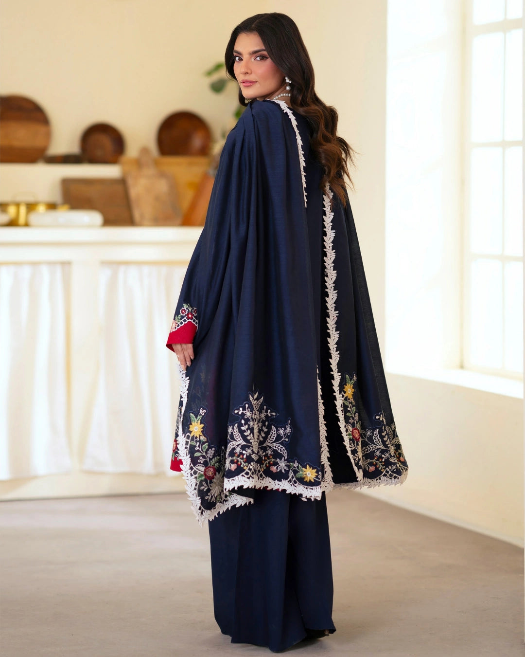 Ember lawn 26 by mahnur stitched (EM-010)