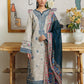 NISSA Floral Symphony – Embroidered & Printed Lawn Suit by Rajbari (Unstitched) 09