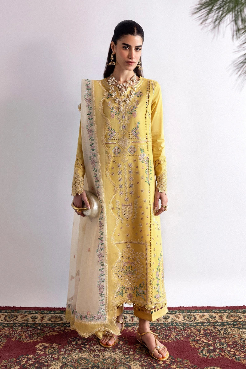 Qalamkar Qlinekari Inlays – Chikankari Embroidered Lawn Ready to Wear (DC #09)