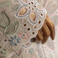 HZ Muse-Embroidered 3 Piece Outfit Stitched Suite IVORY (CSE-3P-212)