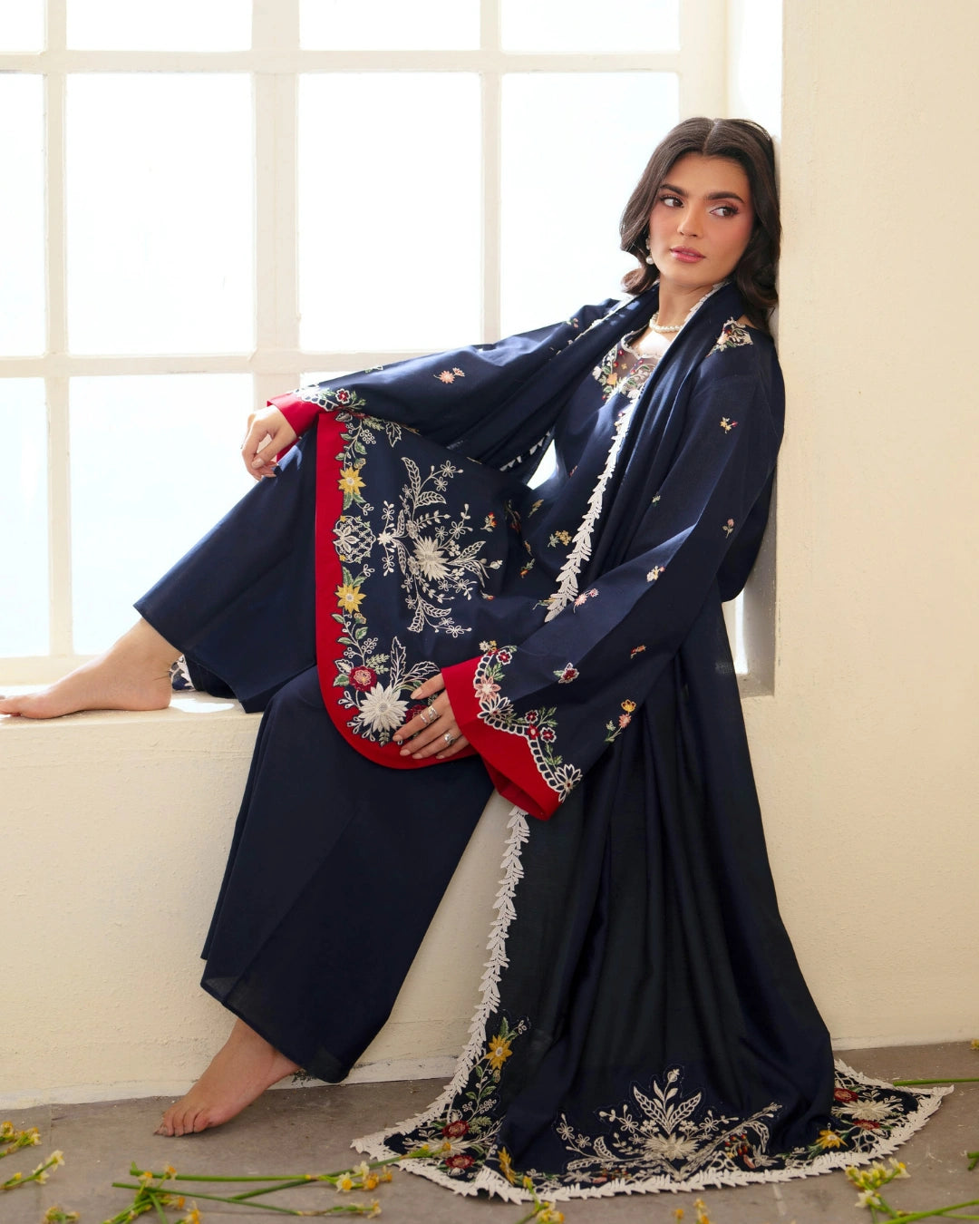 Ember lawn 26 by mahnur stitched (EM-010)
