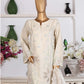 HZ Muse-Embroidered 3 Piece Outfit Stitched Suite IVORY (CSE-3P-212)