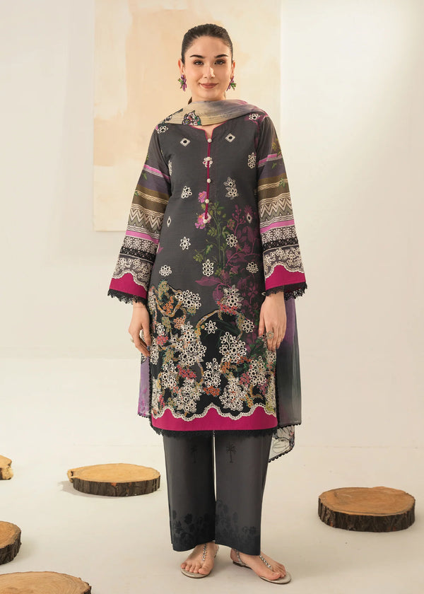Amal Solace by Allys - Embroidered Chikankari 3 Piece Stitched Suit (DL – 06)