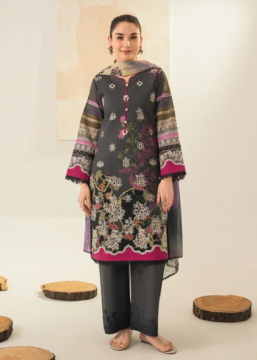 Amal Solace by Allys - Embroidered Chikankari 3 Piece Stitched Suit (DL – 06)