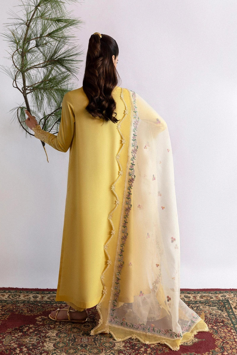 Qalamkar Qlinekari Inlays – Chikankari Embroidered Lawn Ready to Wear (DC #09)