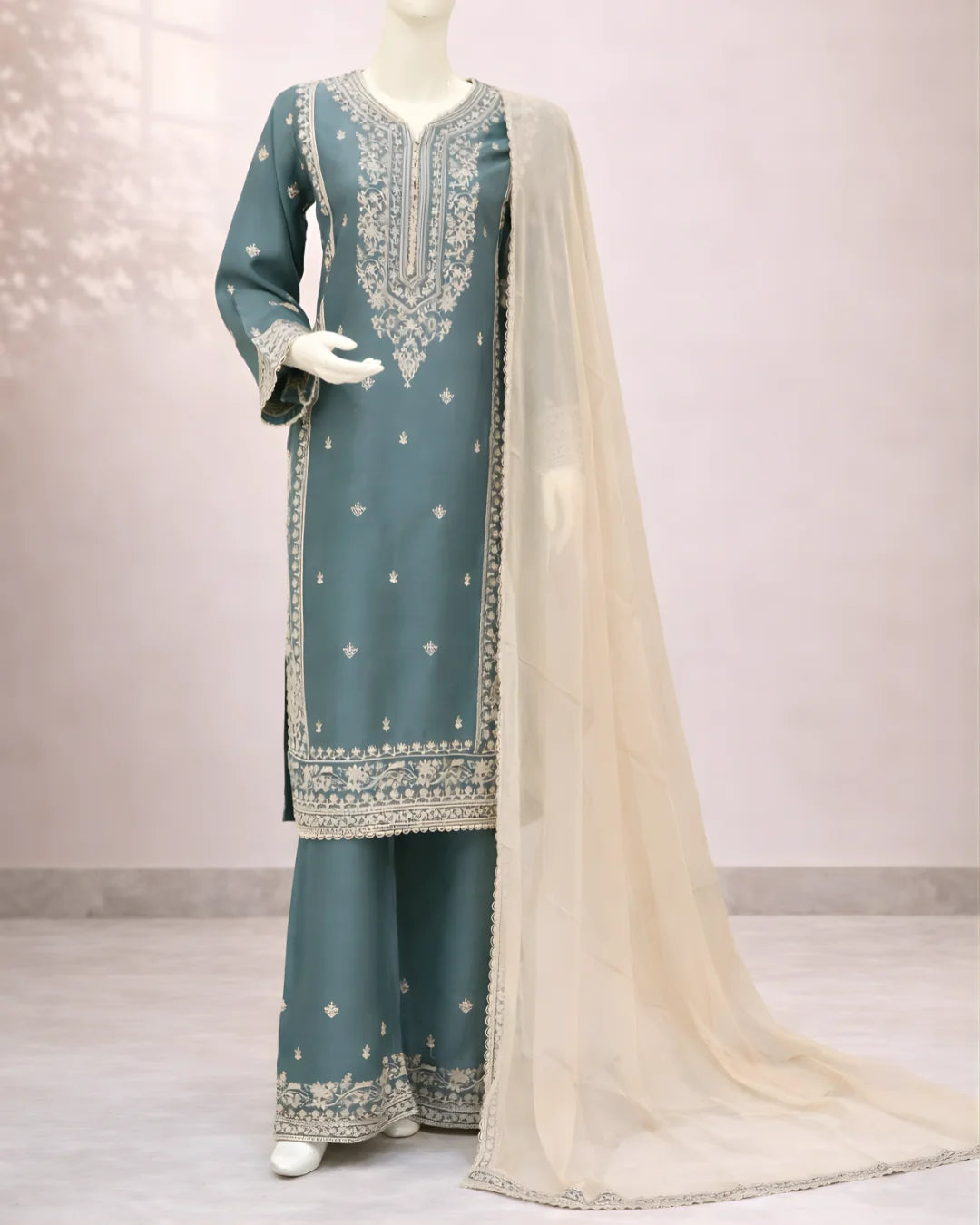 Pasand of Lahore 3-Piece Premium Viscose Suit – Olivia Green (PL-330)