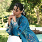 Qalamkar Qprints | Digital Printed Lawn Chikankari Embroidered Unstitched Suit | CAIRE
