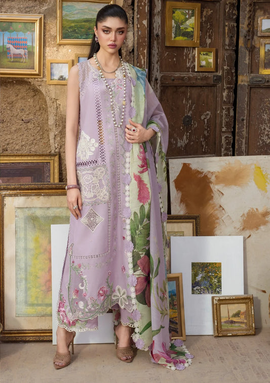 Saira Shakira by Bloom Unstitched Suite Lawn 26 (IRIS 8-A)