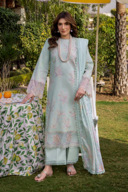 Rangrasiya Shireen | Printed Lawn Embroidered Ready-to-Wear Suit