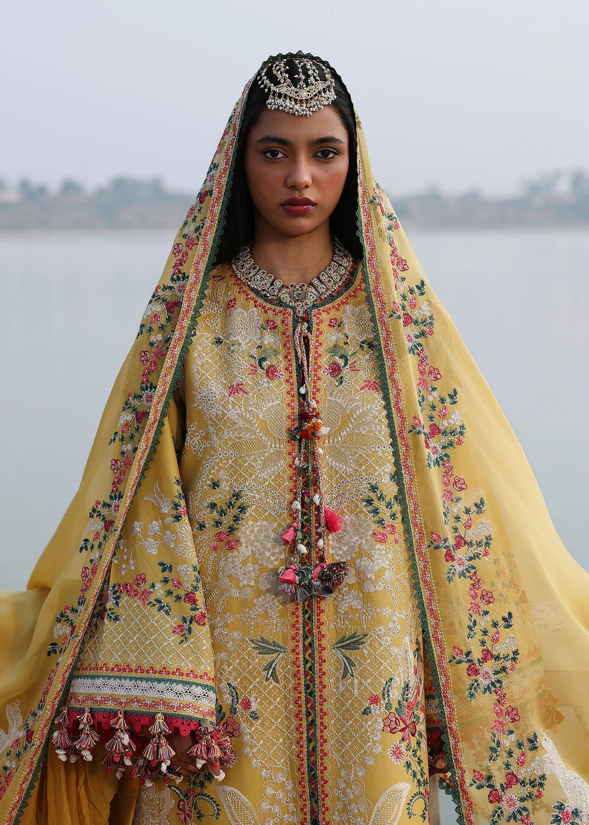 Hussain Rehar Luxury Lawn by Ochre – 3 Piece Unstitched Suit