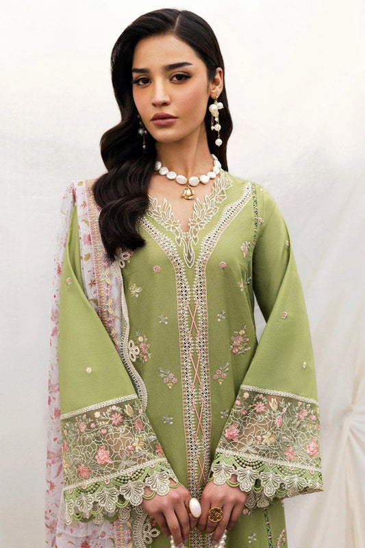 Qalamkar Qlinekari Inlays – Chikankari Embroidered Lawn Ready to Wear (DC #01)