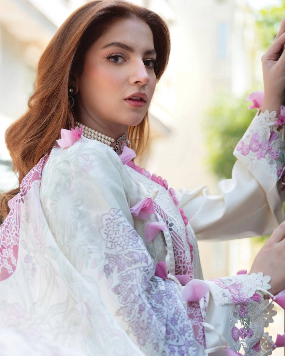 Jade Ombre Starlet Luxury Lawn – Chikankari Embroidered Unstitched 3-Piece Suit | 20818
