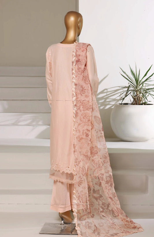 Sadabahar Luxury Embroidered Stitched 3-Piece Suit – D-03 | Festive Collection