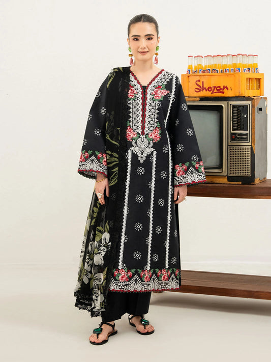 Annaya by Mahnur | Embroidered Lawn Unstitched 3-Piece Suit A-01