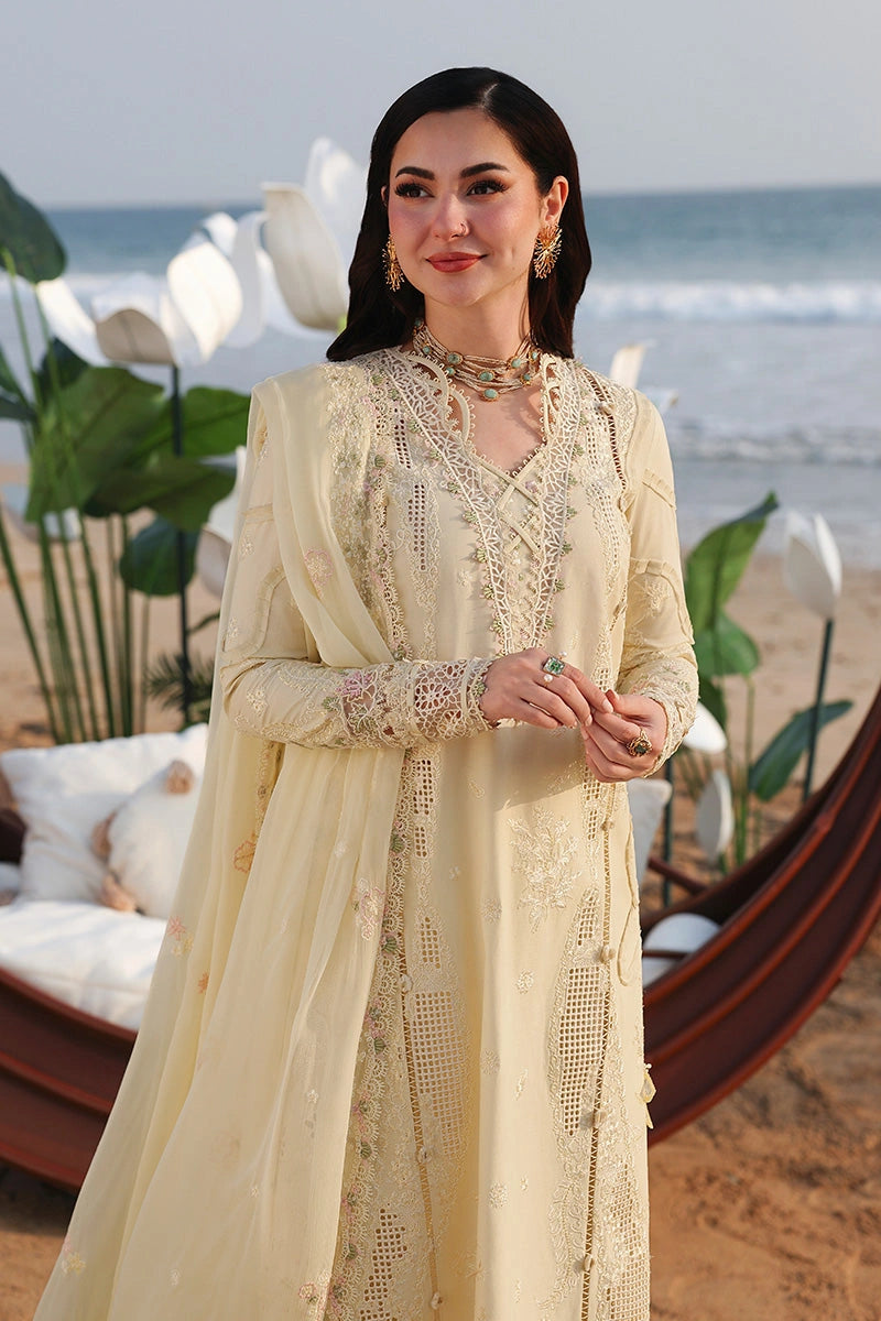 QALAMKAR Sahil | Luxury Chikankari Embroidered 3PC Lawn Suit | – Elegant Festive Wear | SAFA