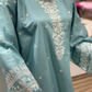 Bin Ishaq Embroidered Lawn Stitched 2 Piece Suit